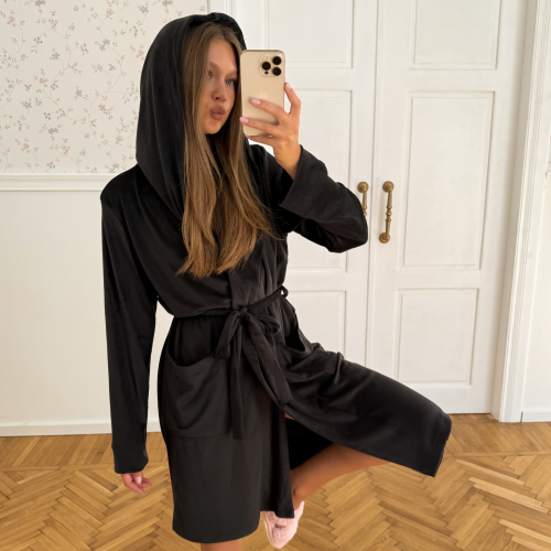 Теплий, плюшевий халатик